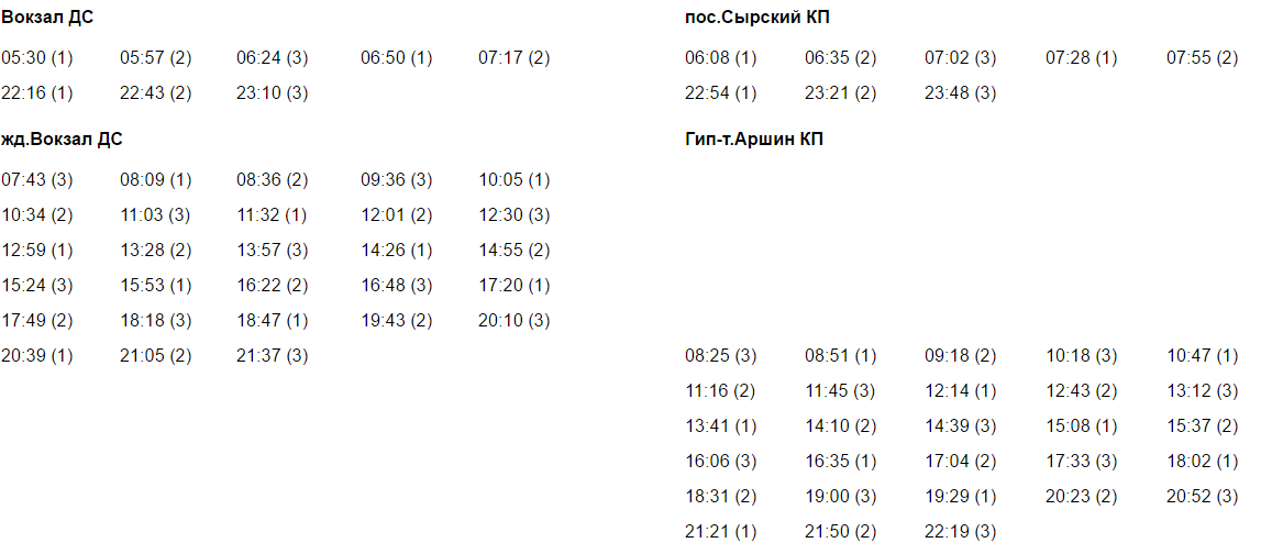 Расписание автобусов в Липецке за 359 минут